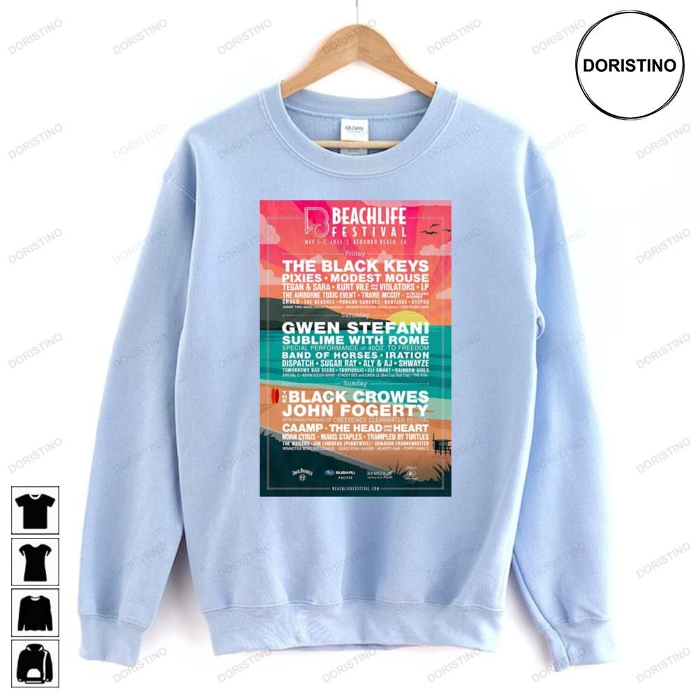 Beachlife Festival 2023 Tour Limited Edition T-shirts